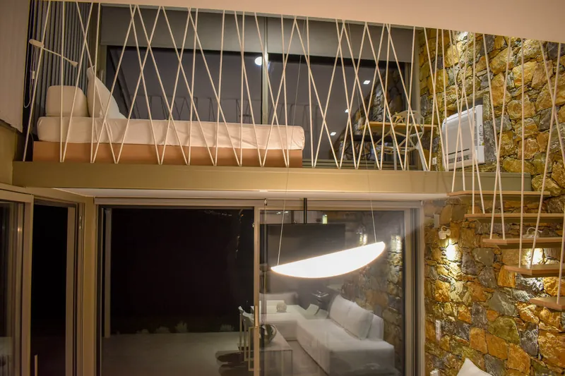 The loft at night